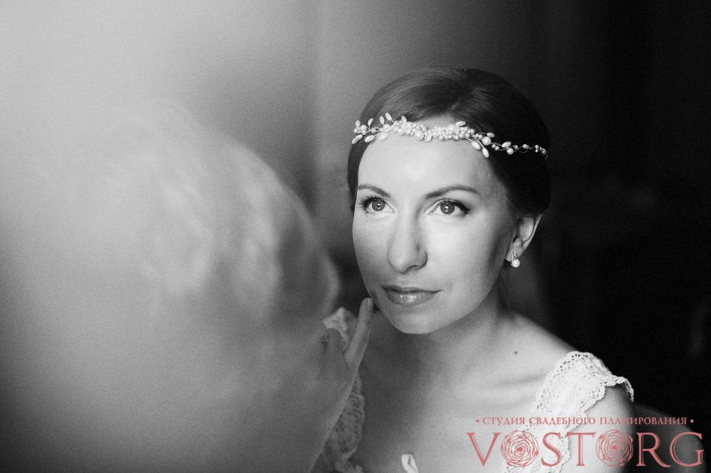 Свадьба в стиле "Рустик" Утро невесты в загородном клубе. 