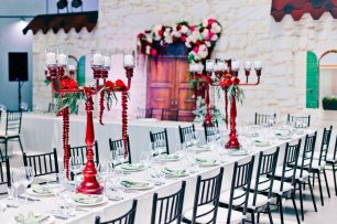 Оформление свадьбы в итальянском стиле Festival di primavera!, где ужин проходил во дворе итальянской виллы