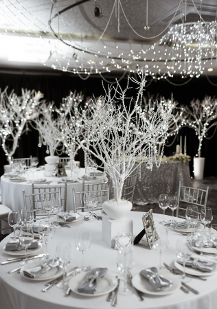 зимняя свадьба в сером цвете, организатор VOSTORG