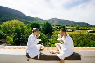 Предсвадебный завтрак с потрясающим видом на горы