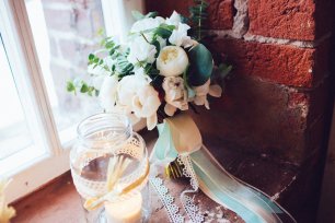 Белый букет невесты