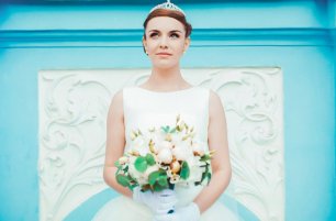 Невеста с букетом