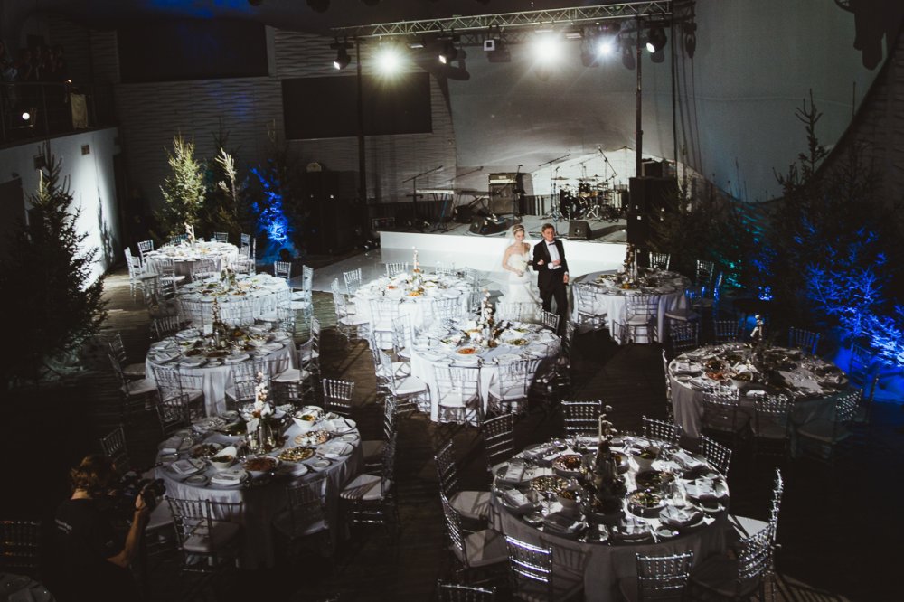 Зимняя свадьба в Москве. PM Loft Hall