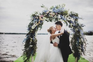 Свадьба на Строгинском водохранилище
