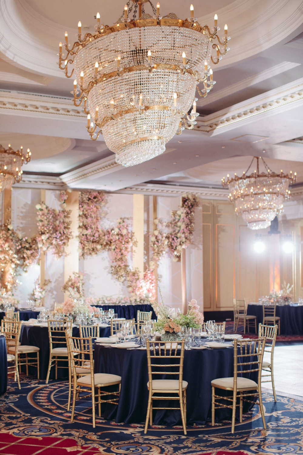 Оформление свадебного зала в The Ritz-Carlton Moscow
