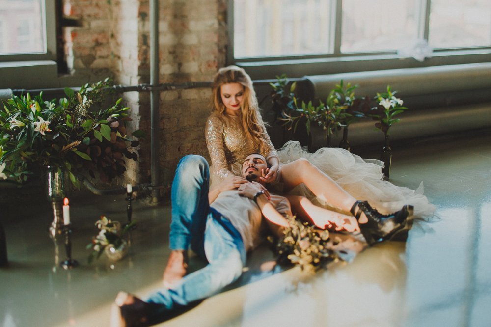 Свадьба в стилистике "Гранж"