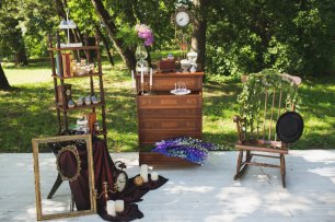 Фотозона, объединенная с кенди-баром