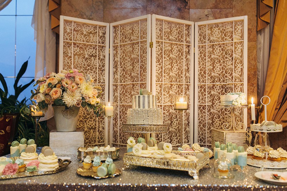 Сладкий стол на свадьбе Екатерины и Глеба