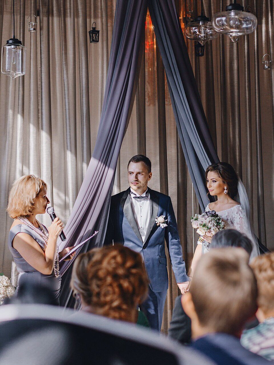 StarDust Wedding Анны и Егора 18.07.15, БК "S.H.E.L.K", организация и свадебный распорядитель - Татьяна Елисеева; декор и банкетная полиграфия Grass'N'Roses, фото декора Марго Ермолаева, Ведущий Борис Елисеев