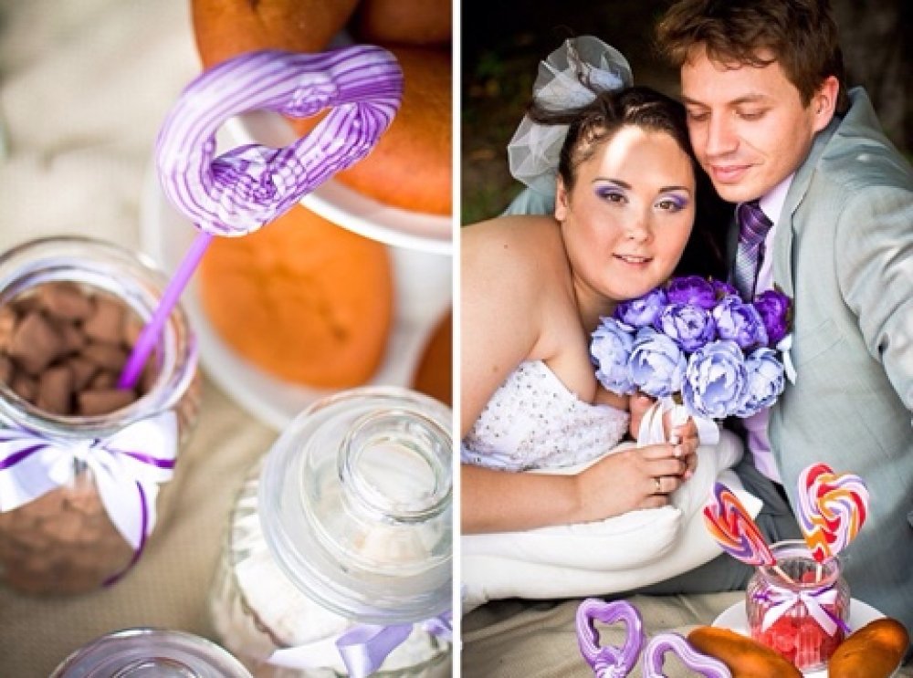 Свадьба Натальи и Кирилла. Фиалковая свадьба.