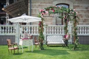 Lounge-зона в саду