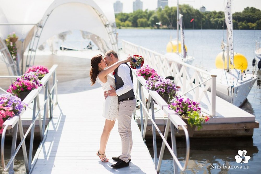 Свадьба в морском стиле.
Фотограф Нина Иванова