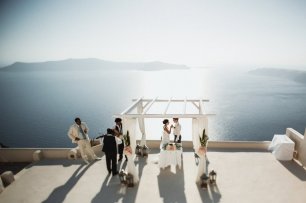 Церемония на острове Санторини