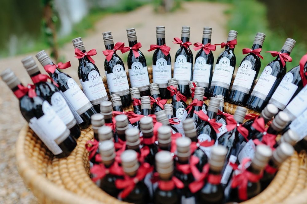 подарки для гостей на винной свадьбе