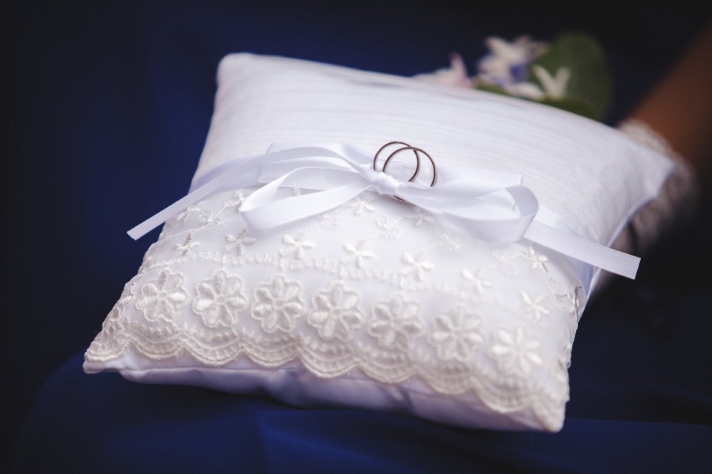 Свадьба Саши и Наташи. Подушечка для колец
