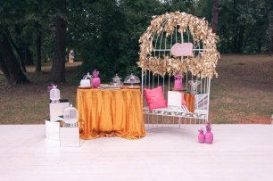 Яркие детали свадебного декора