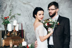 Аристократичный декор свадебной фотосессии