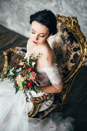 Макияж с акцентом на губы