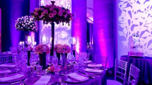 Оформление свадебного стола для гостей