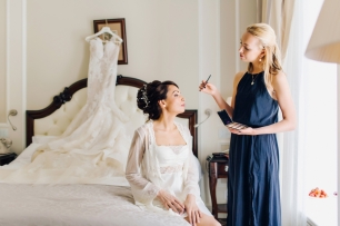 Утро невесты в отеле