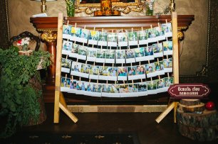 Идея зоны пожеланий молодоженам от гостей