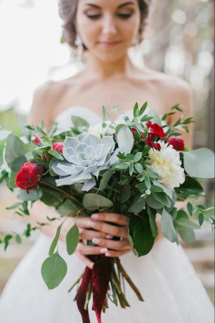 Пышный букет невесты