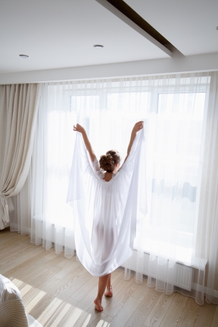 Утренние сборы нашей невесты