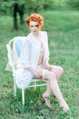 Утро невесты. Фотосессия на природе