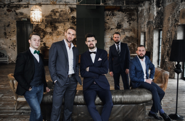 утро жениха с друзьями, организатор DARSY WEDDING