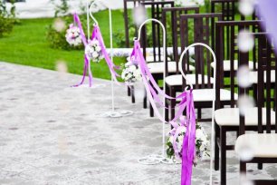 Оформление площадки для церемонии