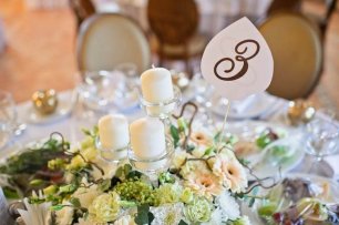 Декор свадебного стола