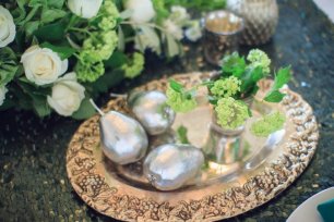 Фрукты в серебре