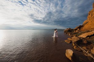 Романтическая свадебная прогулка