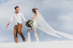 Образ жениха и невесты в стиле бохо-хиппи