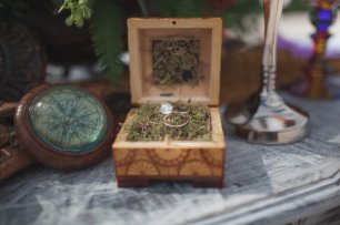 Шкатулка для колец в стиле бохо- хиппи