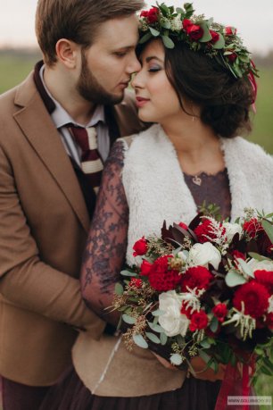 Яркие детали для осенней свадьбы