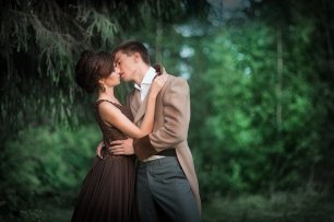 Love-story в зеленом лесу