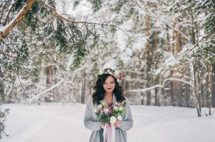 Милый зимний образ