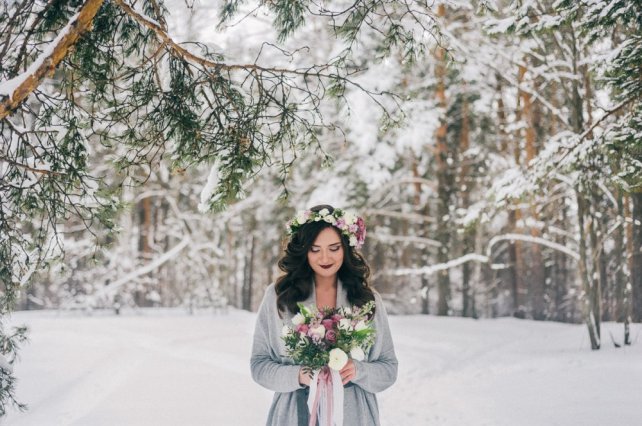 Зимние образы: 35 фотоидей для запоминающейся свадьбы 