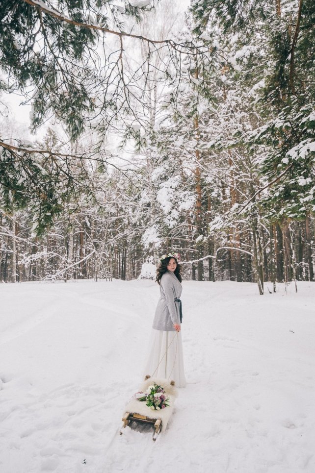 Зимние образы: 35 фотоидей для запоминающейся свадьбы 