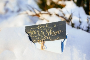 Приглашение на зимнюю свадьбу