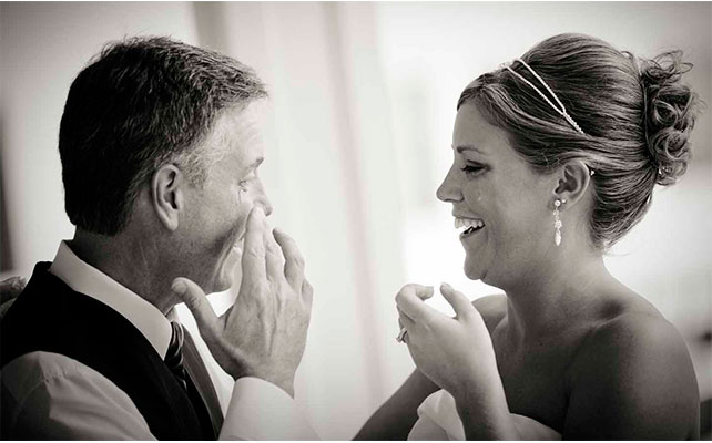 свадебный снимок родители