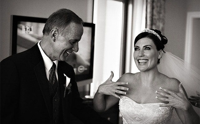 свадебный снимок родители