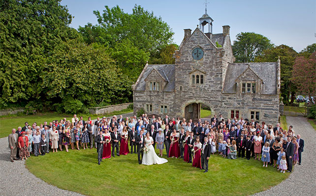 свадебный снимок групповой