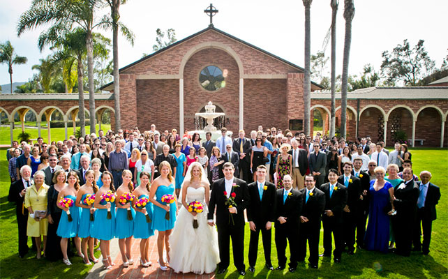 свадебный снимок групповой