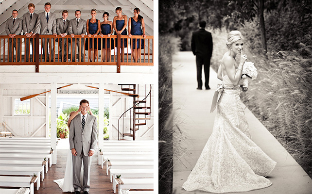 свадебный снимок прятки