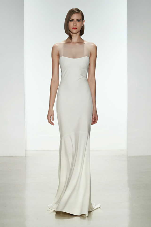 свадебные платья простого кроя