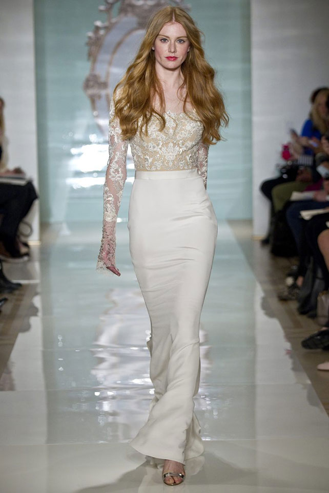 приталенные свадебные платья