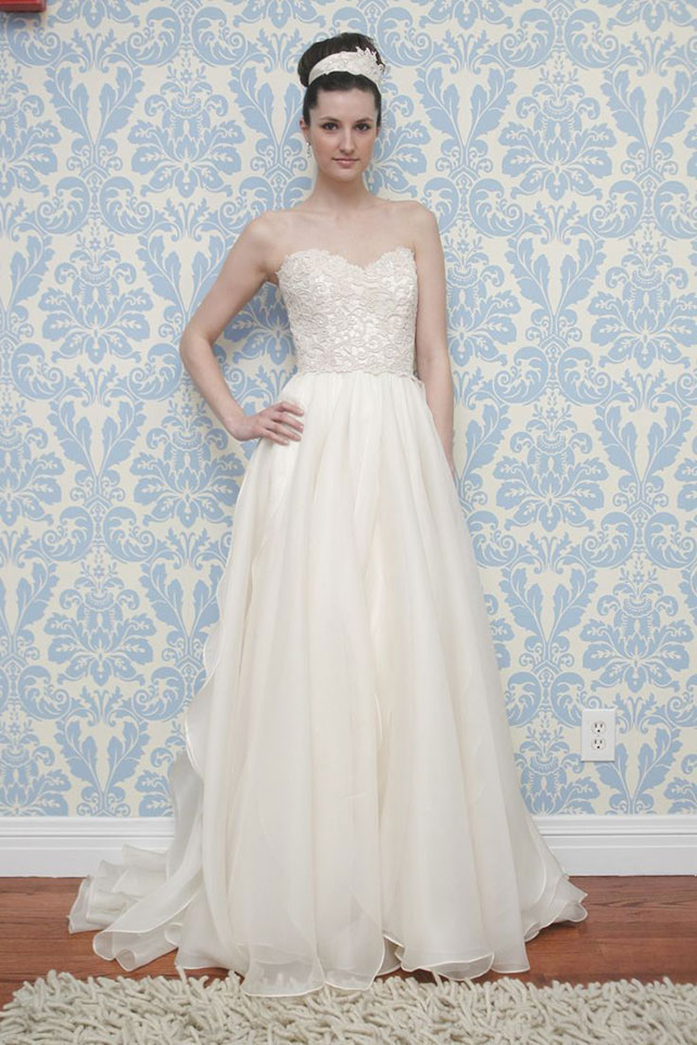 свадебные платья со свободной юбкой