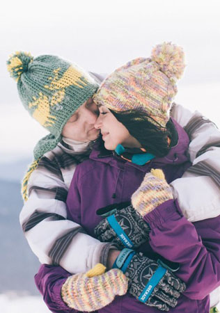 зимняя фотосессия лав стори, сноуборд в горах, фотограф ARTSOUL 